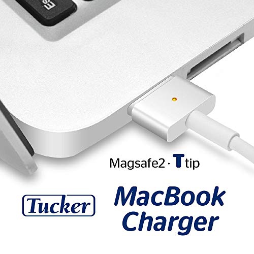 Tucker MC – Chargeur pour MacBook Pro, adaptateur d’alimentation MagSafe 2 de 60 W, connecteur magnétique à embout en T – Chargeur MagSafe 6