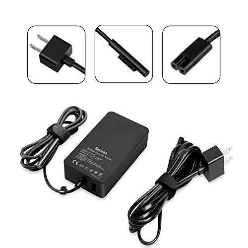 Surface Charger 65W 15V 4A Power Supply Compatible for Surface Book, Surface Laptop, Surface Pro, Pro 4, Pro 3 with 2M