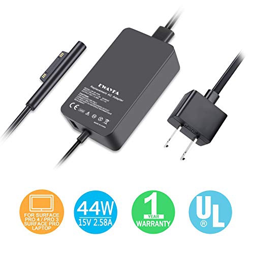 Surface Pro Surface Laptop Charger, 44W 15V 2.58A Power Supply