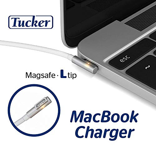 Tucker TM Charger Fit for MacBook Air Charger, 45W Magsafe 1 Power Adapter, L-Tip Magnetic Connector - Magsafe Charger