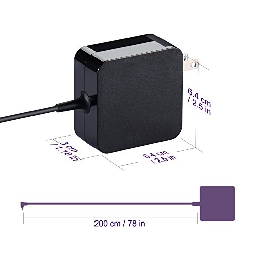 Chargeur portatif avec adaptateur c.a. de 33 W pour portable UX305F UX303 UX303U C202 C202S C202SA C200 C200M C200MA C300 C300M C300M d’Asus