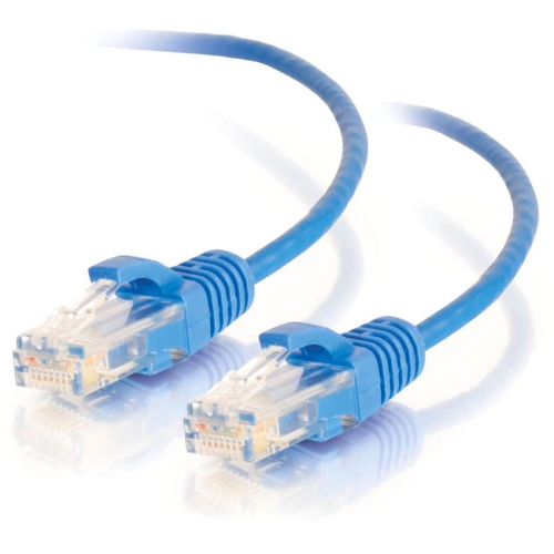 CABLES TO GO  C2G 6Ft Cat6 Slim Snagless Unshielded (Utp) Ethernet Cable - (01079) In Blue