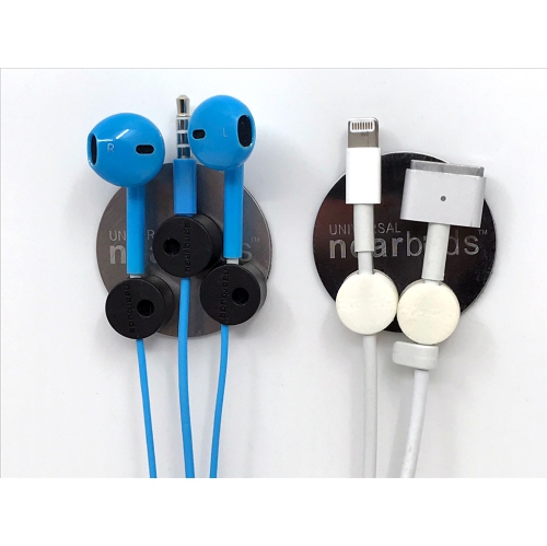 Universal Nearbuds Magnetic Cord and Cable Organiser - White