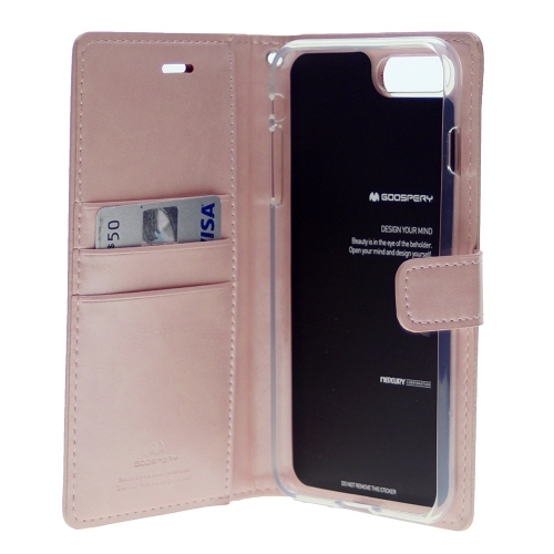 Iphone 6/6sPlus Goospery Bluemoon Diary Flip,Rose Gold
