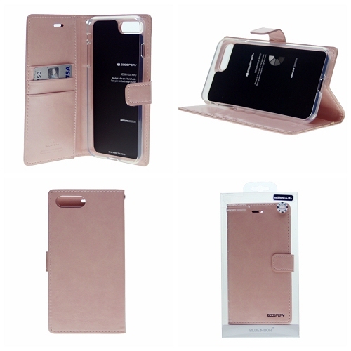 Iphone 6/6sPlus Goospery Bluemoon Diary Flip,Rose Gold