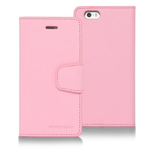 Iphone 5/s/SE Goospery Sonata Diary Case, Baby Pink