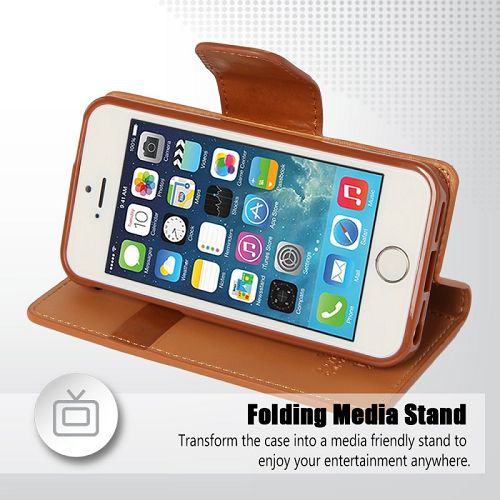 Coque Journal Sonate Goospery Iphone 5 / s / SE, Carmel