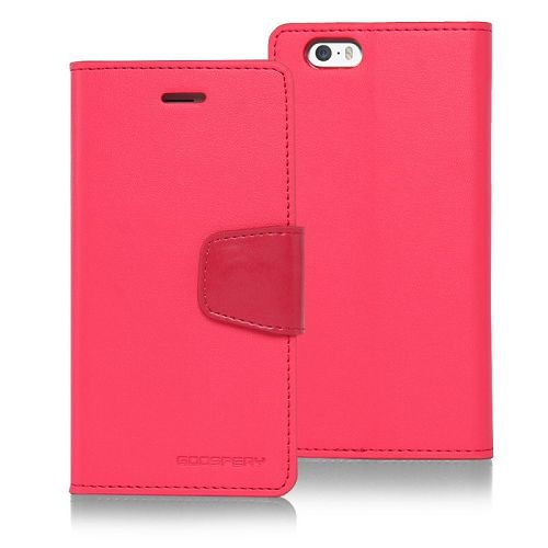 Iphone 5/s/SE Goospery Sonata Diary Case, Hot Pink