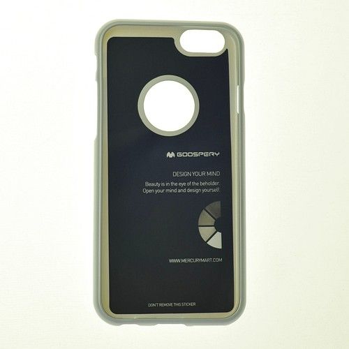 Coque Goospery iJelly en métal pour iPhone 5 / s / SE, argent
