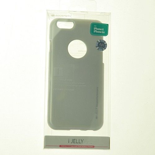 Coque Goospery iJelly en métal pour iPhone 5 / s / SE, argent