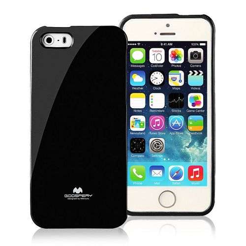 Iphone 5/s/SE Goospery Jelly Case, Black