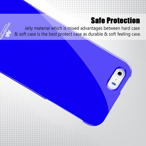 iPhone – Étui à bonbons en gelée pour la pêche, 5/s/se, bleu