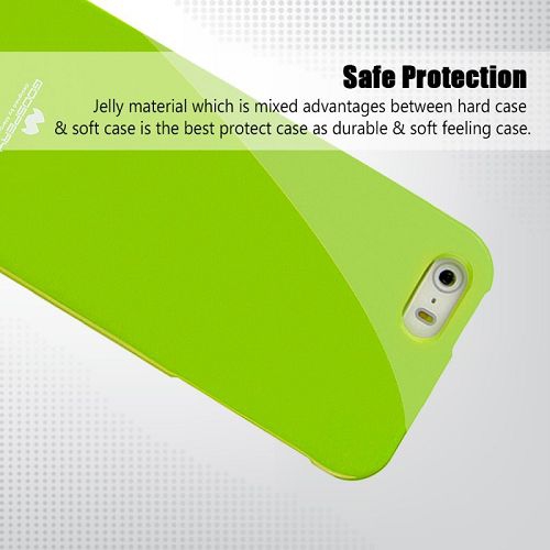 iPhone – Étui à bonbons en gelée pour la pêche, 5/s/se, vert