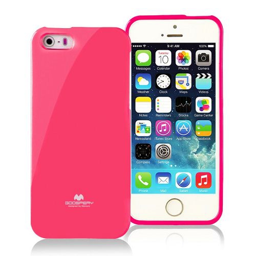 Iphone 5/s/SE Goospery Jelly Case, Hot Pink