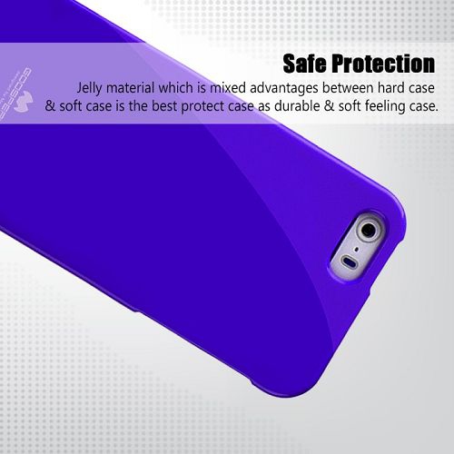 Coque Goospery Jelly pour iPhone 5 / s / SE, violet