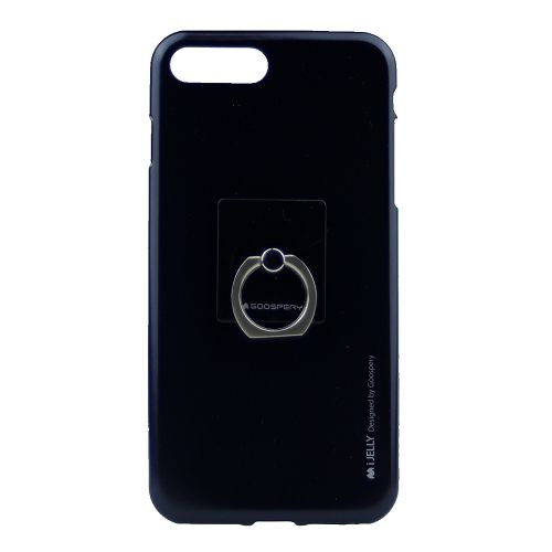Iphone 6/6s Goospery iJelly+Ring Metal Case,Black