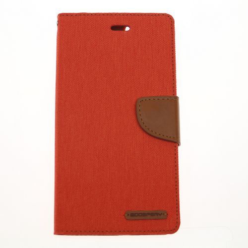 Iphone 5/s/SE Goospery Canvas Diary Case, Orange