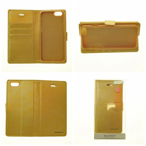 iPhone – Étui journal BluecoMoon pour 5/s/se, doré