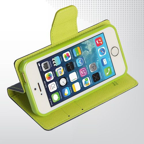 Iphone 5/s/SE Goospery Fancy Diary Case, Navy Blue