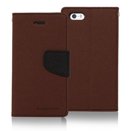 Iphone 5/s/SE Goospery Fancy Diary Case, Brown