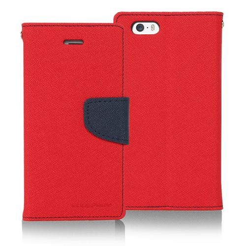 Iphone 5/s/SE Goospery Fancy Diary Case, Red
