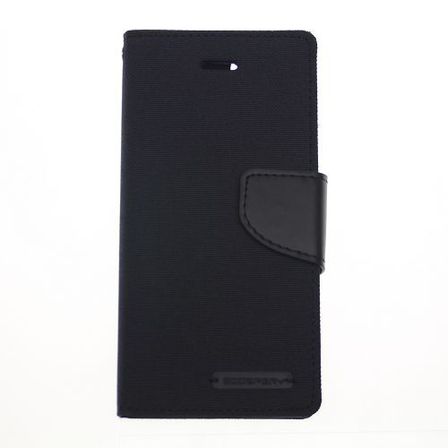 Iphone 5/s/SE Goospery Canvas Diary Case, Black