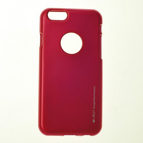Iphone 6/6s Goospery iJelly Metal Case,Hot Pink