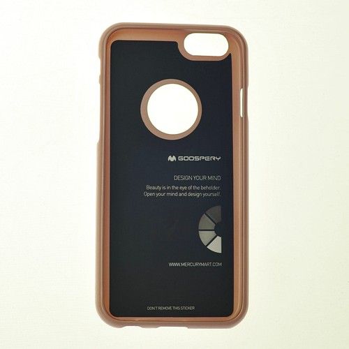 Iphone 6/6s Goospery iJelly Metal Case,Rose Gold