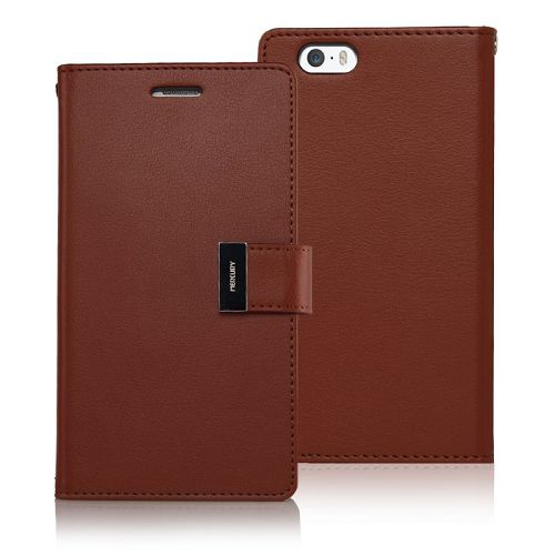Iphone 5/s/SE Goospery Rich Diary Case, Brown