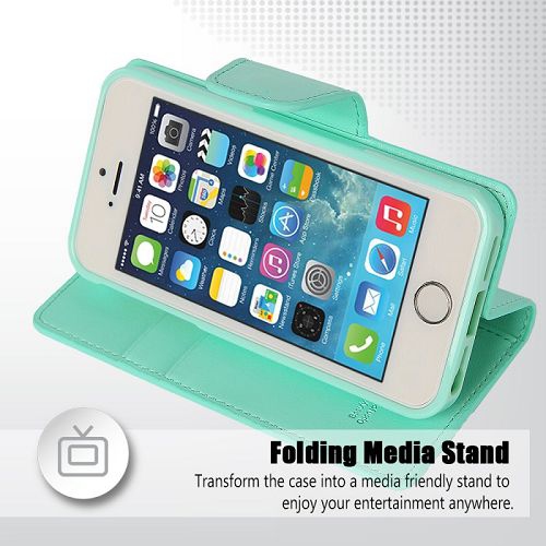 Iphone 5/s/SE Goospery Sonata Diary Case, Teal