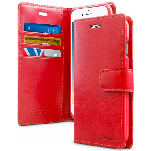 GOOSPERY  Iphone 6, Iphone 6S Bluemoon Diary Flip, Red
