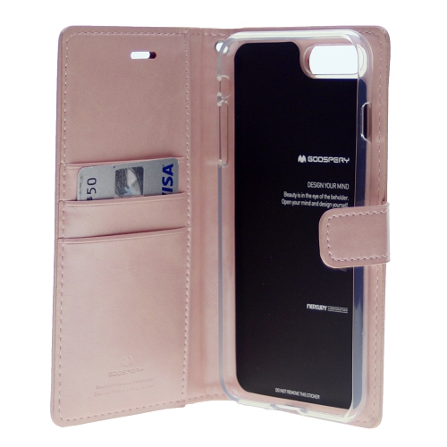 Iphone 6, Iphone 6s Goospery Bluemoon Diary Flip,Rose Gold