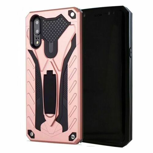【CSmart】 Shockproof Heavy Duty Rugged Defender Case Cover with Kickstand for Huawei P20 Pro, Rose Gold