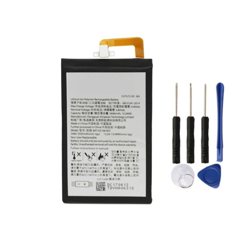 Replacement Battery & Repair Tools Compatible for Blackberry Keyone / DTek70, BAT-63108-003