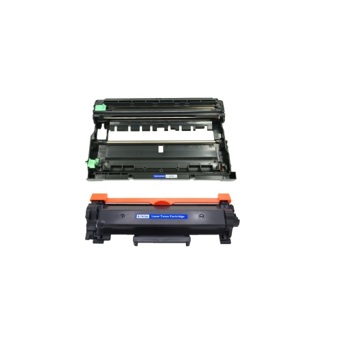 Printer Solution Brand New Compatible 2 Pack Brother TN-760 DR730 Black Toner and Drum Unit
