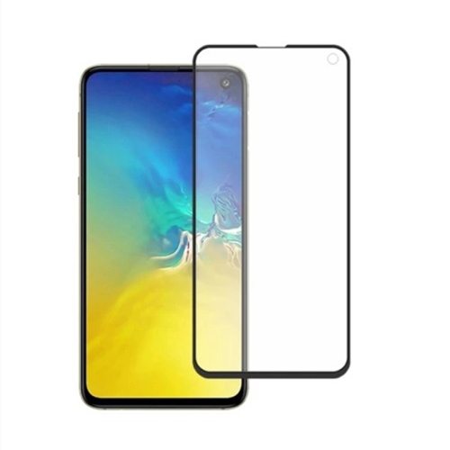 [CSmart] – Protecteur d’écran incurvé en verre trempé à couverture complète 3D compatible avec les étuis pour Galaxy S10e/S10 Lite de Samsung, noir
