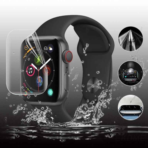 【2 Packs】 Protecteur d'écran en plastique CSmart Nano TPU pour Apple Watch iWatch 1 2 3 4 5 6 SE, 42mm
