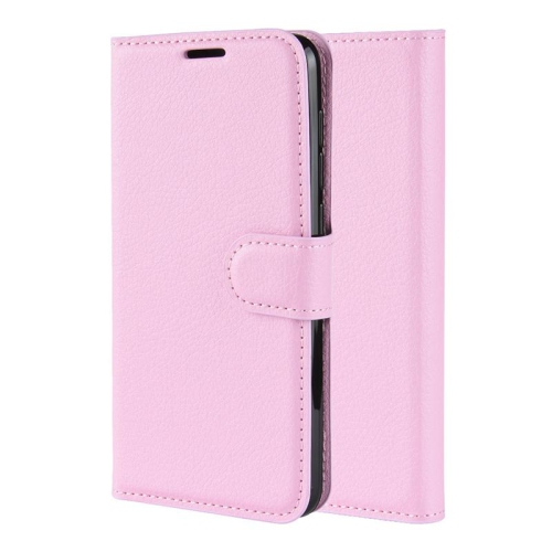 Étui portefeuille en cuir rose PANDACO pour Pixel 3 de Google