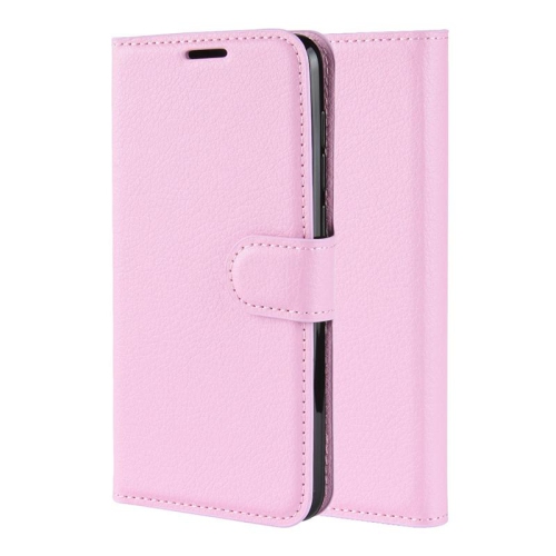 PANDACO Pink Leather Wallet Case for Google Pixel 3a XL