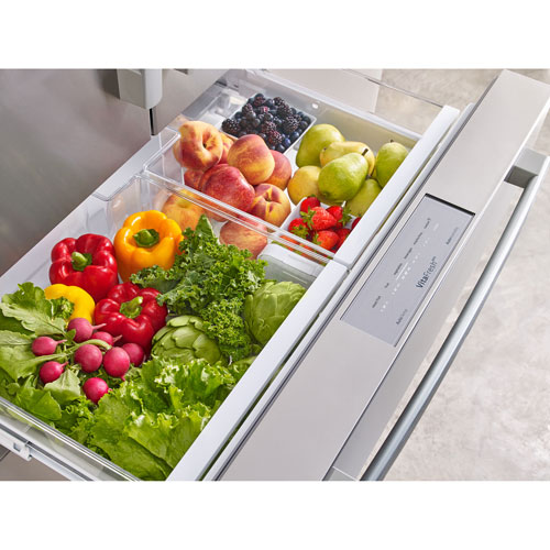 Bosch 36" 21 Cu. Ft. Counter-Depth 4-Door French Door Refrigerator (B36CL80SNS) - Stainless Steel
