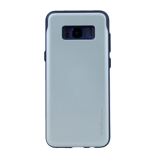 Samsung S8 Goospery Sky Slide Bumper Case, Silver