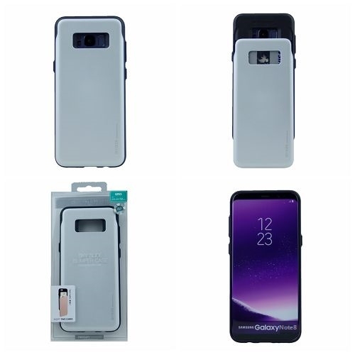  Étui pare-chocs Sky Slide pour Samsung Note 8, argent