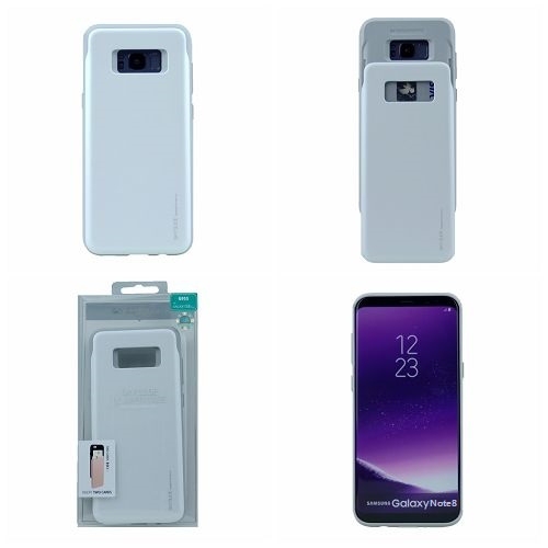  Étui pare-chocs Sky Slide pour Samsung Note 8, blanc