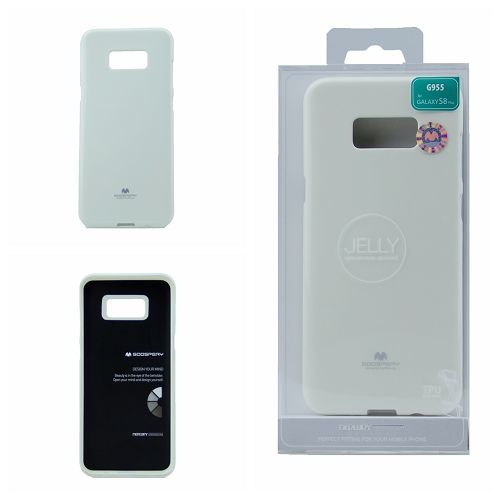 Samsung S8 Plus Goospery Jelly Case,White