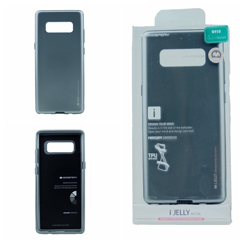 Coque Samsung Galaxy Note 8 Goospery ijelly, gris