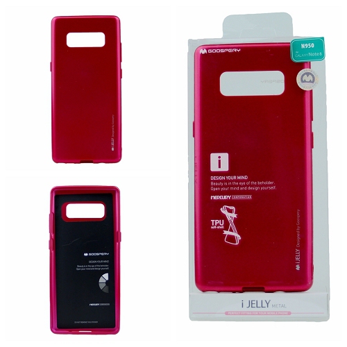 Coque Samsung Galaxy Note 8 Goospery ijelly, rose vif