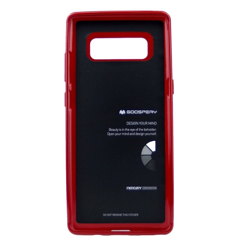  Coque Samsung Note 8 Goospery Jelly, Rouge