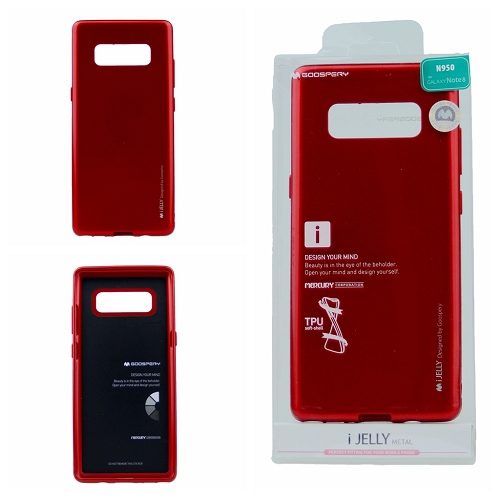 Coque Samsung Galaxy Note 8 Goospery ijelly, rouge
