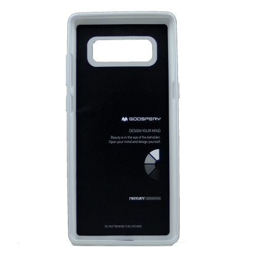 Coque Samsung Galaxy Note 8 Goospery ijelly, argent