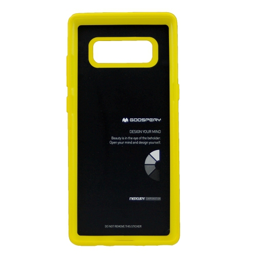  Coque Samsung Note 8 Goospery Jelly, Jaune